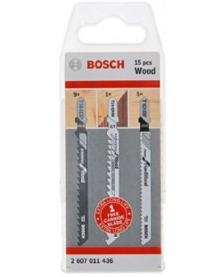 Set cuțite din lemn Bosch - 15 bucăți