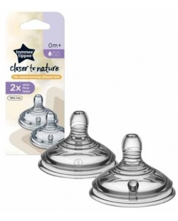 Set 2 tetine Tommee Tippee - Easi Vent, 1 picatura, 2 buc.