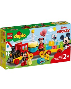 Set de construit Lego Duplo Disney - Tren pentru ziua de nastele a lui Mickey si Minnie (10941)