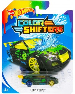 Masina care isi schimba culoarea Hot Wheels Colour Shifters - Loop Coupe, 1:64