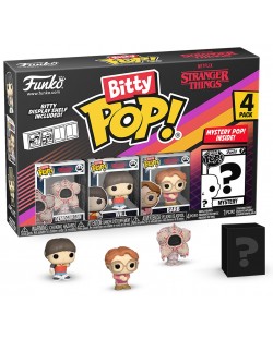 ストレンジャーシングス Funko pop Season1 4体セット Set mini figurine Funko Bitty POP! Television: Stranger Things - 4