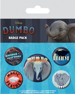 Set insigne Pyramid Disney Dumbo - The Flying Elephant
