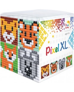 Set creativ cu pixeli Pixelhobby - XL, Cub, Fauna salbatica