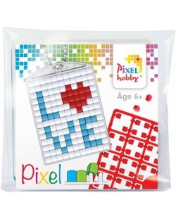 Set de pixeli creativ  Pixelhobby - Breloc , Iubire