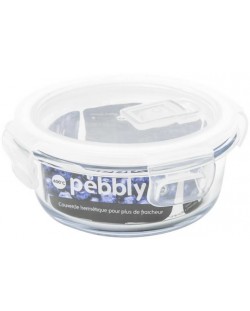 Cutie rotundă pentru alimente Pebbly - 400 ml, 13,5 x 5,5 cm