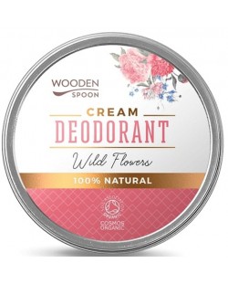 Wooden Spoon Crema deodoranta Wild Flowers, 60 ml