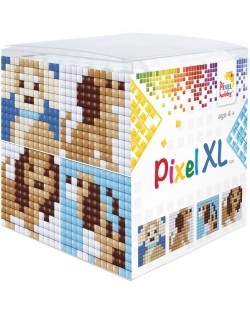 Set creativ cu pixeli Pixelhobby - XL, Cub, catelusi
