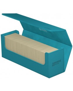 Cutie de depozitare a cardurilor - Ultimate Guard Arkhive XenoSkin - Monocolor Petrol (400+ buc.)