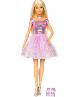 Papusa Mattel Barbie - Viziune festiva pentru o zi de nastere
