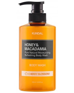 Kundal Gel de duș Honey & Macadamia, Cireașă, 500 ml