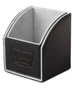 Cutie pentru carti de joc Dragon Shield Nest Box - Black/Light Grey (100 buc.)