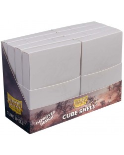 Cutii pentru cărți Dragon Shield Cube Shell - Ashen White (8 buc.) 