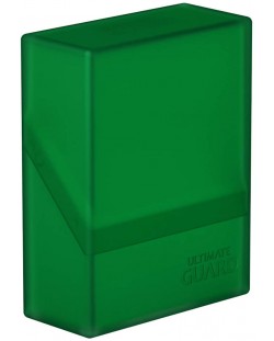 Cutie pentru carti de joc Ultimate Guard Boulder Deck Case Standard Size - Emerald (40 buc.)