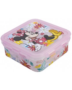 Cutie pătrată pentru mâncare Stor - Minnie Mouse, 500 ml
