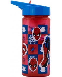 Sticlă pătrată Stor - Spider-Man, 510 ml