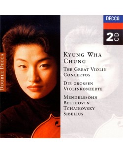Kyung Wha Chung - the Great Violin Concertos - Mendelssohn, Beethoven, Tchaikovsky, Sibelius (2 CD)