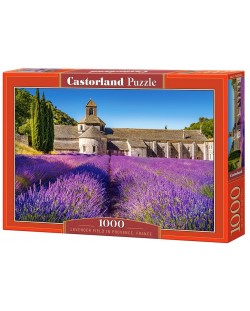 Puzzle Castorland de 1000 piese - Camp de lavanda in Franta