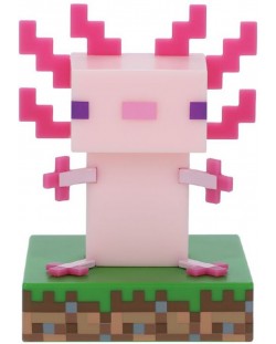 Lampă Paladone Games: Minecraft - Axolotl Icon