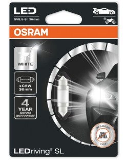 Bec auto LED Osram LEDriving -C5W (36 mm), 6418DWP-01B, LEDriving SL