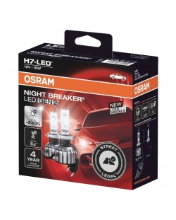 Becuri auto LED Osram - LEDriving, Night Breaker, H7/H18, 19W, 2 buc.