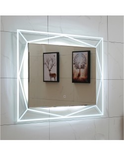 Oglindă de perete cu LED Inter Ceramic - ICL 1502, 60 x 80 cm