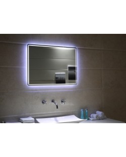 Oglindă de perete cu LED Inter Ceramic - ICL 1797, 60 x 80 cm, albastru