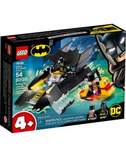 Constructor Lego DC Super Heroes - Urmarirea Pinguinului cu Batboat(76158)
