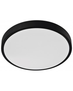 LED Plafoniera Omnia - Black Ring, IP44, 18W, 1350lm, 4000K, negru