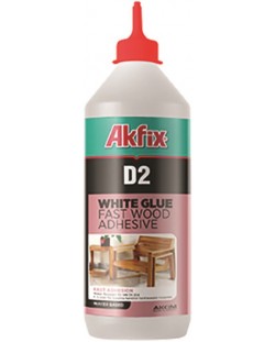 Lipici pentru lemn  Akfix - PVA, D2, 500 g, Alb