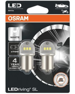 Becuri auto LED Osram - LEDriving, SL, R10W, 1.2W, 2 bucăți, albe