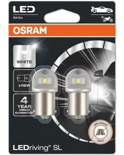 Becuri auto LED Osram - LEDriving, SL, R5W, 0.5W, 2 bucăți, albe