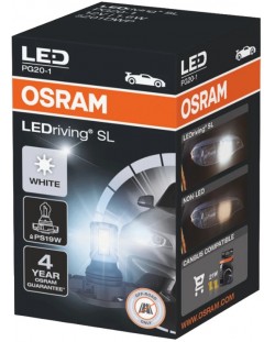 Bec auto LED Osram - PS19W, 5201DWP, LEDriving SL 