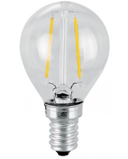 Bec cu LED Vivalux - GF45, E14, 4W, 3000K, filament