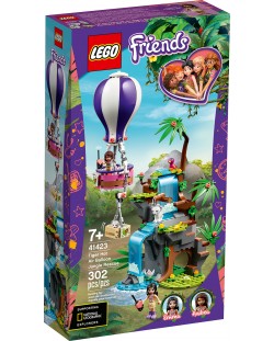 Constructor Lego Friends - Salvarea cu balonul a tigrului din jungla (41423)