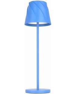 Lampă de masă cu LED Vivalux - Estella 3W, IP54, reglabilă, albastru