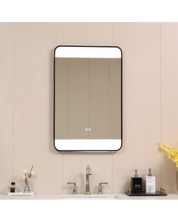 Oglindă de perete cu LED Inter Ceramic - ICL 1854, 55 x 85 cm, черно