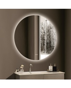 Oglindă cu LED pentru perete Inter Ceramic - ICL 1826, Touch screen, Ø150 cm