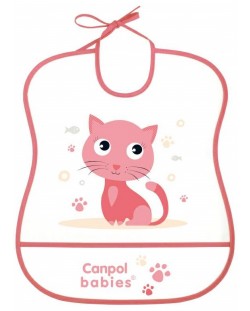 Baveta cu buzunar Canpol -pisică