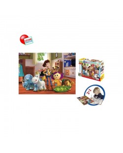 Lisciani Puzzle - Jocul jucăriilor, cu pixuri din pâslă