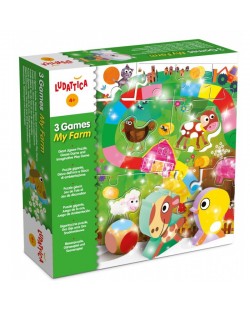Joc-puzzle Lisciani Ludattica - Fermă
