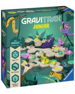 Joc de logică Ravensburger GraviTrax Junior - L Jungle Starter Set