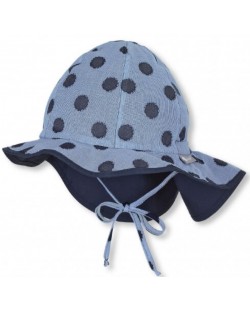 Pălărie pentru copii cu protecţie UV 50+ Sterntaler - 53 cm, 2-4 ani, albastra