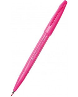 Marker pensula Pentel Sign Pen - SES15C, roz