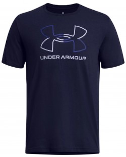 Tricou pentru bărbați Under Armour - Foundation , albastru