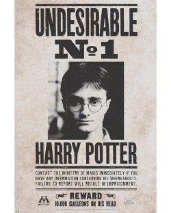 Maxi poster GB eye Movies: Harry Potter - Undesirable No. 1
