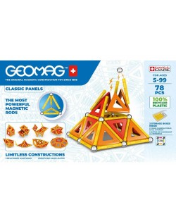 Constructor magnetic Geomag - Classic, 78 de piese