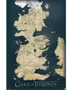 Poster maxi Pyramid - Game of Thrones (Map)