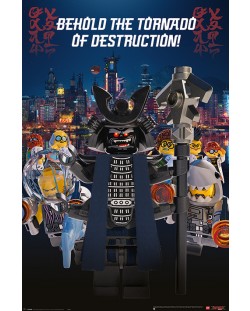 Poster maxi Pyramid - LEGOÂ® Ninjago Movie (Garmadon Destruction)