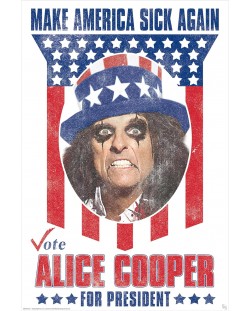 Maxi poster GB eye Music: Alice Cooper - Cooper for President