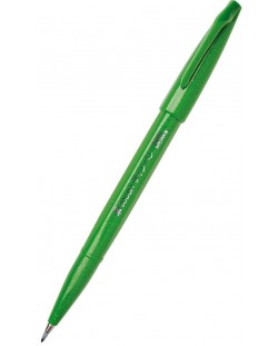 Marker pensula Pentel Sign Pen - SES15C, verde